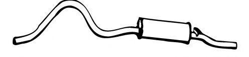 615294 FONOS Exhaust System End Silencer