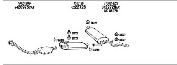 RE94129A FONOS Exhaust System