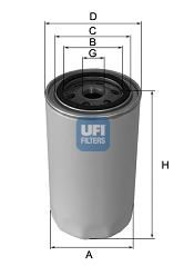 23.102.02 UFI Lubrication Oil Filter