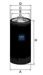 23.144.00 UFI Lubrication Oil Filter