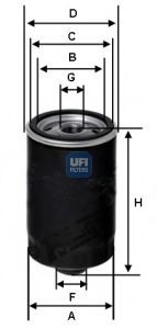 23.156.03 UFI Lubrication Oil Filter