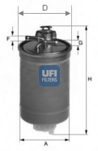 24.003.00 UFI Fuel filter