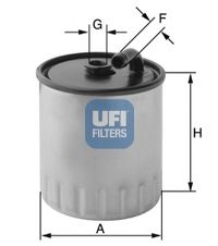 24.429.00 UFI Fuel Supply System Fuel filter