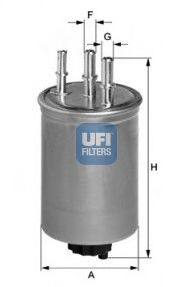 24.445.00 UFI Fuel Supply System Fuel filter