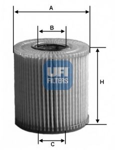 25.001.00 UFI Fuel Supply System Fuel filter