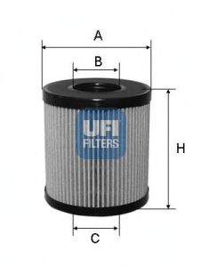 25.060.00 UFI Lubrication Oil Filter