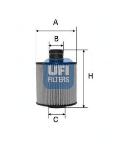 25.083.00 UFI Lubrication Oil Filter