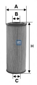 25.095.00 UFI Lubrication Oil Filter