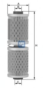 25.527.00 UFI Lubrication Oil Filter