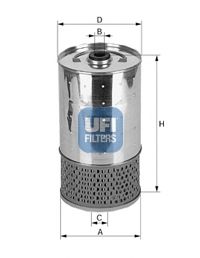 25.528.00 UFI Lubrication Oil Filter
