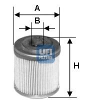25.547.00 UFI Lubrication Oil Filter