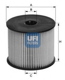 26.003.00 UFI Fuel filter
