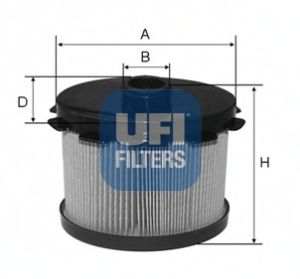 26.688.00 UFI Fuel filter