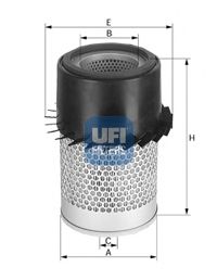 27.132.00 UFI Air Supply Air Filter