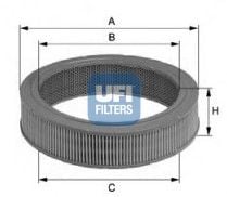 27.133.00 UFI Air Supply Air Filter
