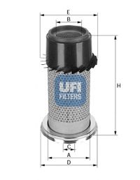 27.147.00 UFI Air Supply Air Filter