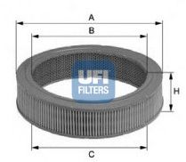 27.155.00 UFI Air Supply Air Filter