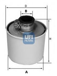 27.188.00 UFI Air Supply Air Filter
