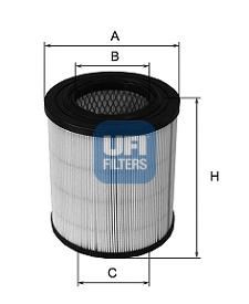 27.271.00 UFI Система подачи воздуха Воздушный фильтр