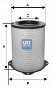 27.285.00 UFI Air Supply Air Filter