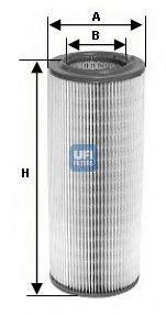 27.397.00 UFI Air Supply Air Filter