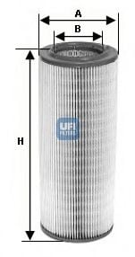 27.400.00 UFI Air Supply Air Filter