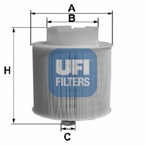 27.597.00 UFI Air Supply Air Filter
