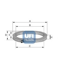 27.798.00 UFI Air Supply Air Filter