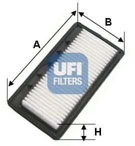 30.126.00 UFI Air Filter