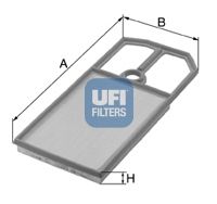 30.184.00 UFI Air Supply Air Filter