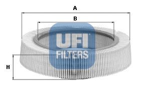 30.804.00 UFI Система подачи воздуха Воздушный фильтр