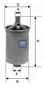 31.503.00 UFI Fuel Supply System Fuel filter