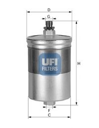 31.505.00 UFI Fuel Supply System Fuel filter