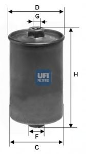 31.507.00 UFI Fuel filter