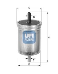31.514.00 UFI Fuel filter