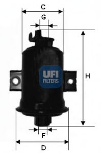 31.557.00 UFI Fuel filter