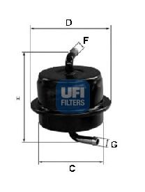 31.565.00 UFI Fuel filter
