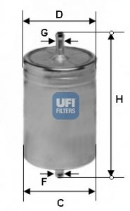 31.583.00 UFI Kraftstoffförderanlage Kraftstofffilter