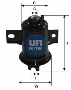 31.599.00 UFI Fuel Supply System Fuel filter