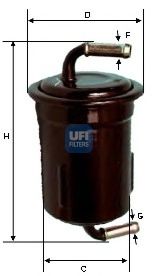 3164900 UFI Fuel filter