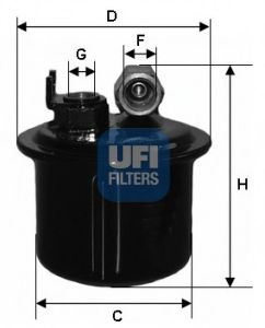 31.698.00 UFI Fuel filter