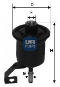 3177600 UFI Fuel filter