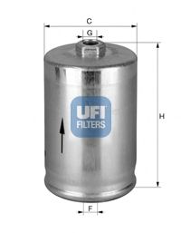 31.814.00 UFI Fuel Supply System Fuel filter