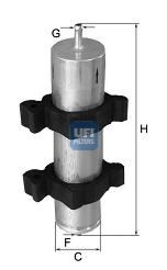 31.824.00 UFI Fuel Supply System Fuel filter