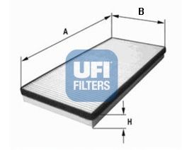 53.001.00 UFI Heizung/Lüftung Filter, Innenraumluft