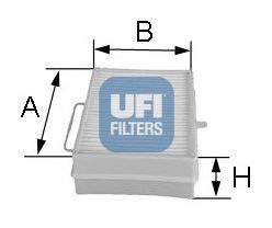 53.066.00 UFI Heating / Ventilation Filter, interior air