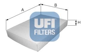53.069.00 UFI Heating / Ventilation Filter, interior air