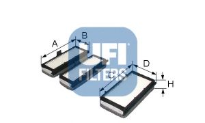 53.070.00 UFI Filter, interior air