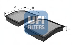 53.073.00 UFI Heating / Ventilation Filter, interior air