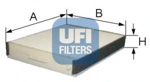 53.077.00 UFI Heating / Ventilation Filter, interior air